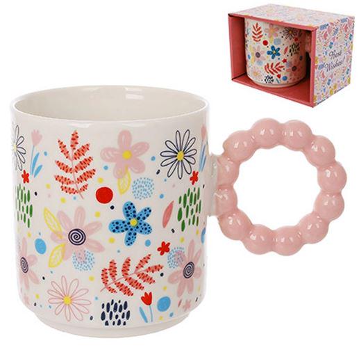 Чашка керамическая Floral 420 мл (33942)