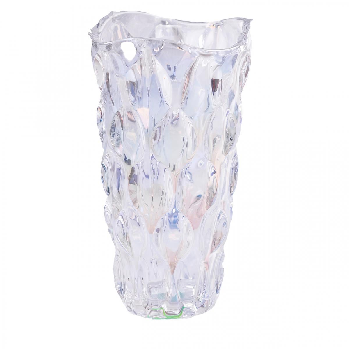 Ваза для цветов стеклянная 29 см Хамелеон (HP138)