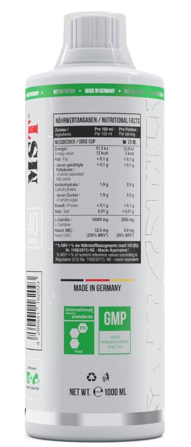 Жироспалювач рідкий Л-Карнітин MST Liquid L-Carnitine 100.000 Тропік 1000 мл