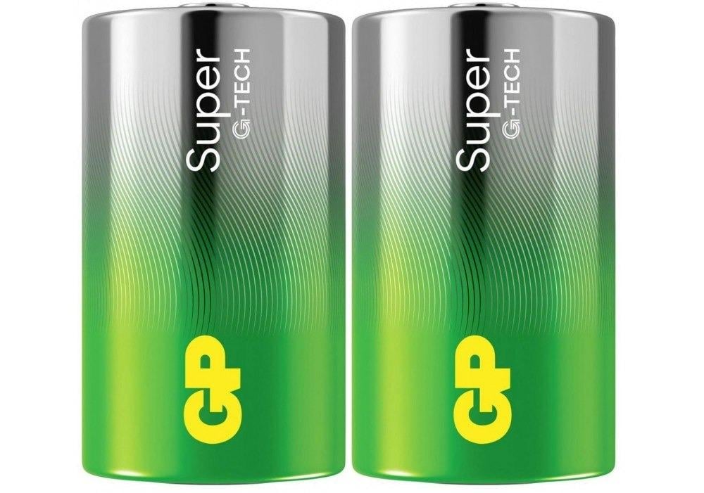 Батарейка GP Super Alkaline 1,5V LR20 щелочная (13A21-S2) - фото 2