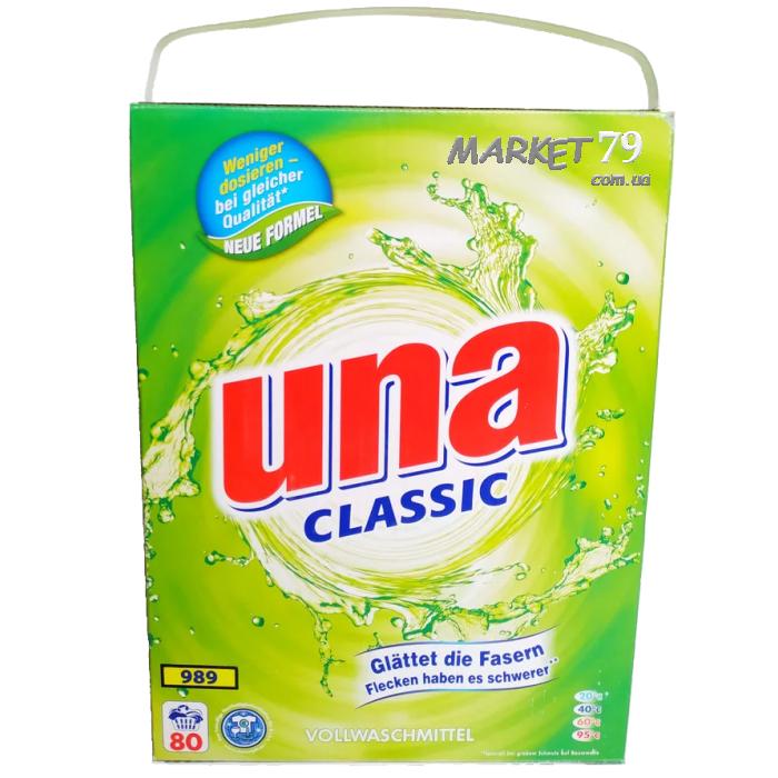 Порошок для стирки белья Una Classic универсальный 6 кг 80 стирок (4586634)