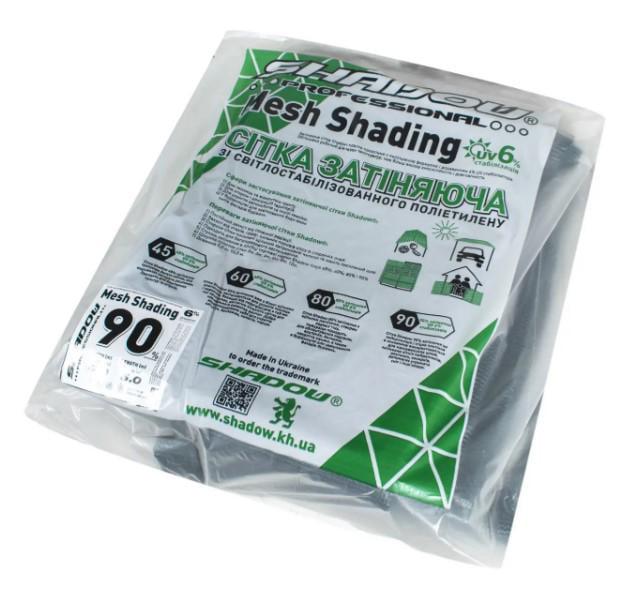 Сетка защитная для затенения Shadow СЗП00025 90% 6х10 м (58255) Сетка защитная для затенения Shadow СЗП00025 90% 6х10 м (58255)
