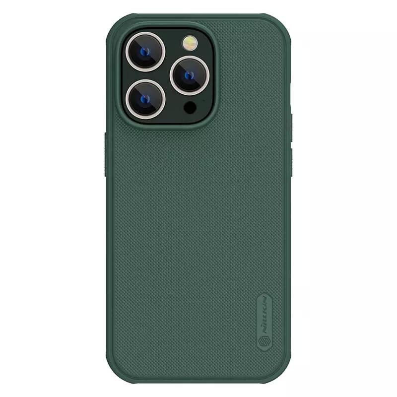 Протиударний Чохол Nillkin Matte Pro для Apple iPhone 14 Pro (6.1") Зелений / Deep Green - фото 1