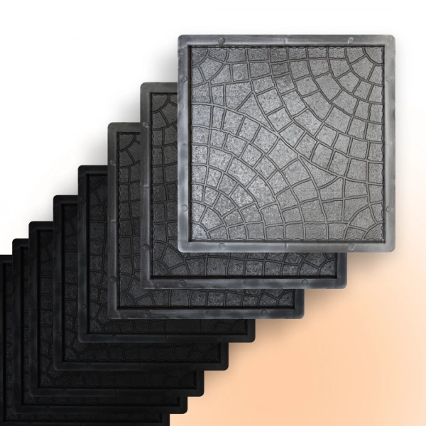 Форми для тротуарної плитки Верес-2007 Павутинка 300х300 мм 100 шт. (10102100-3164)