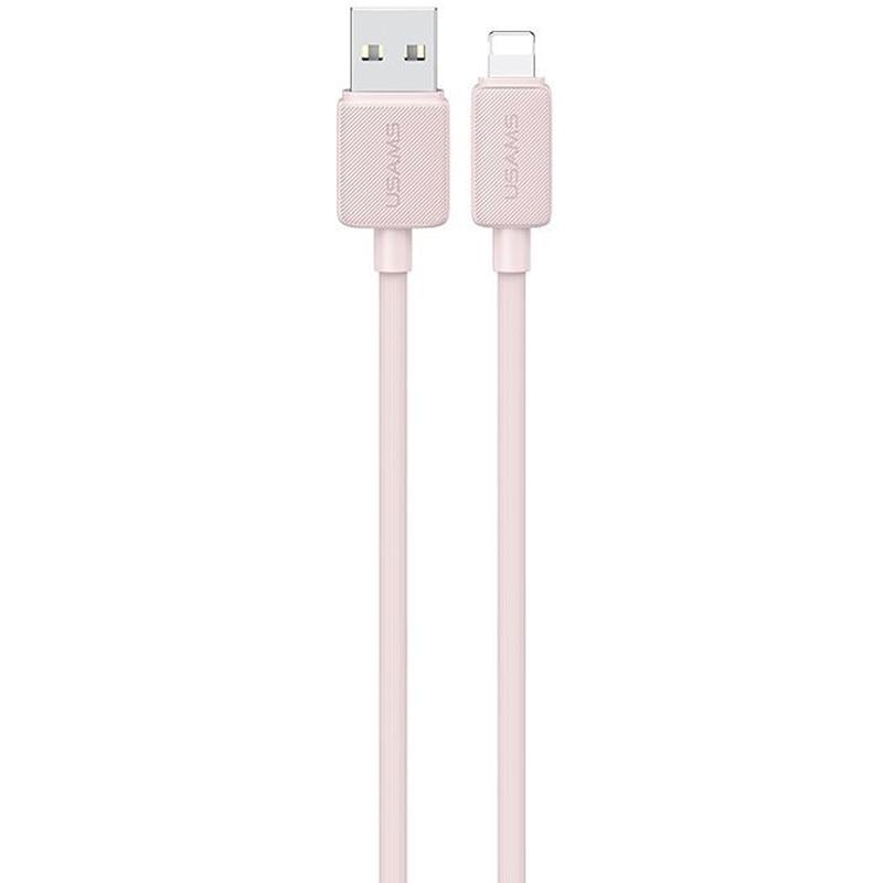 Дата-кабель Usams US-SJ689 USB to Lightning 2,4A KY Series 1 м Pink (00000070753_3)