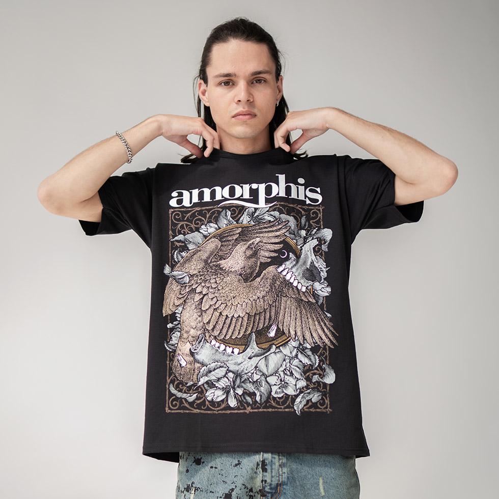 Футболка унисекс Amorphis Circle M Черный (00000002059)