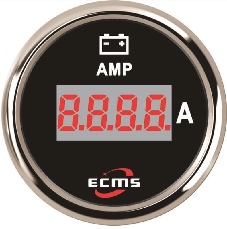 Цифровий амперметр Ecms d 52 мм Чорний (1504250936) Цифровий амперметр Ecms d 52 мм Чорний (1504250936)