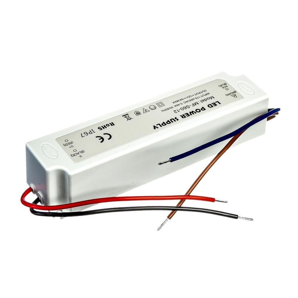 Блок питания AVT Slim PLASTIC-5А 60W IP65 12V (1013428) Блок питания AVT Slim PLASTIC-5А 60W IP65 12V (1013428)
