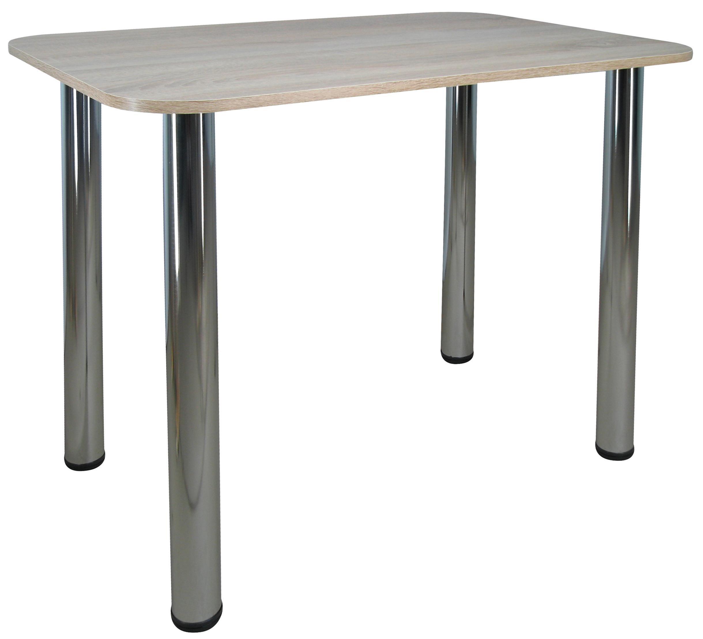 Стіл кухонний МАКСІ-МЕблі Відень 1 плюс ширина 800 Дуб сонома (10141)