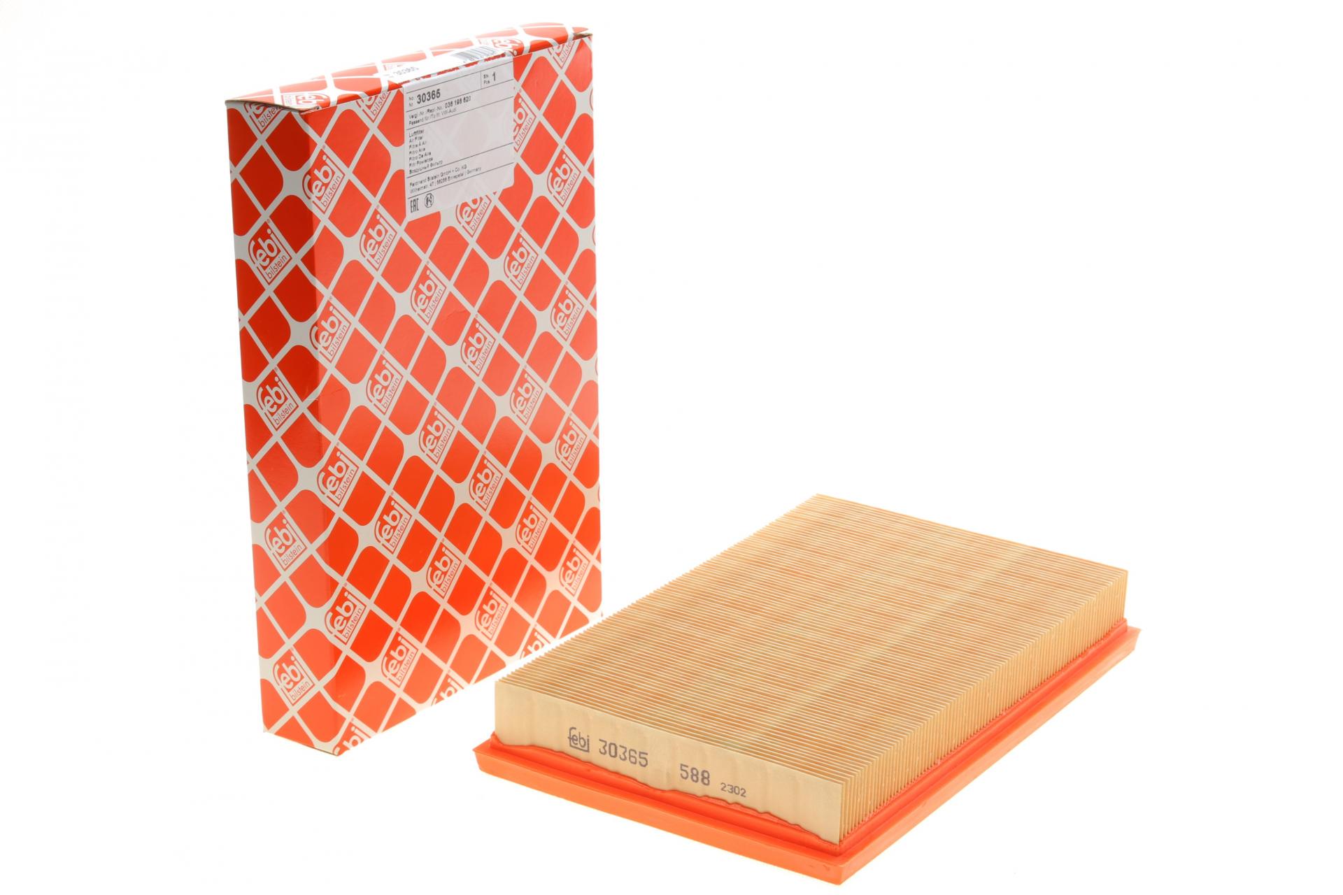 Фильтр воздушный FEBI BILSTEIN для VW Caddy III 1,4 04-06/ Golf IV 1,6i 16V 00-06- (30365)