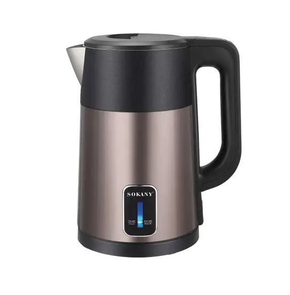 Электрочайник Sokany SK-09017 2,5 л 1500 Вт Шоколадный - фото 1 Электрочайник Sokany SK-09017 2,5 л 1500 Вт Шоколадный - фото 1