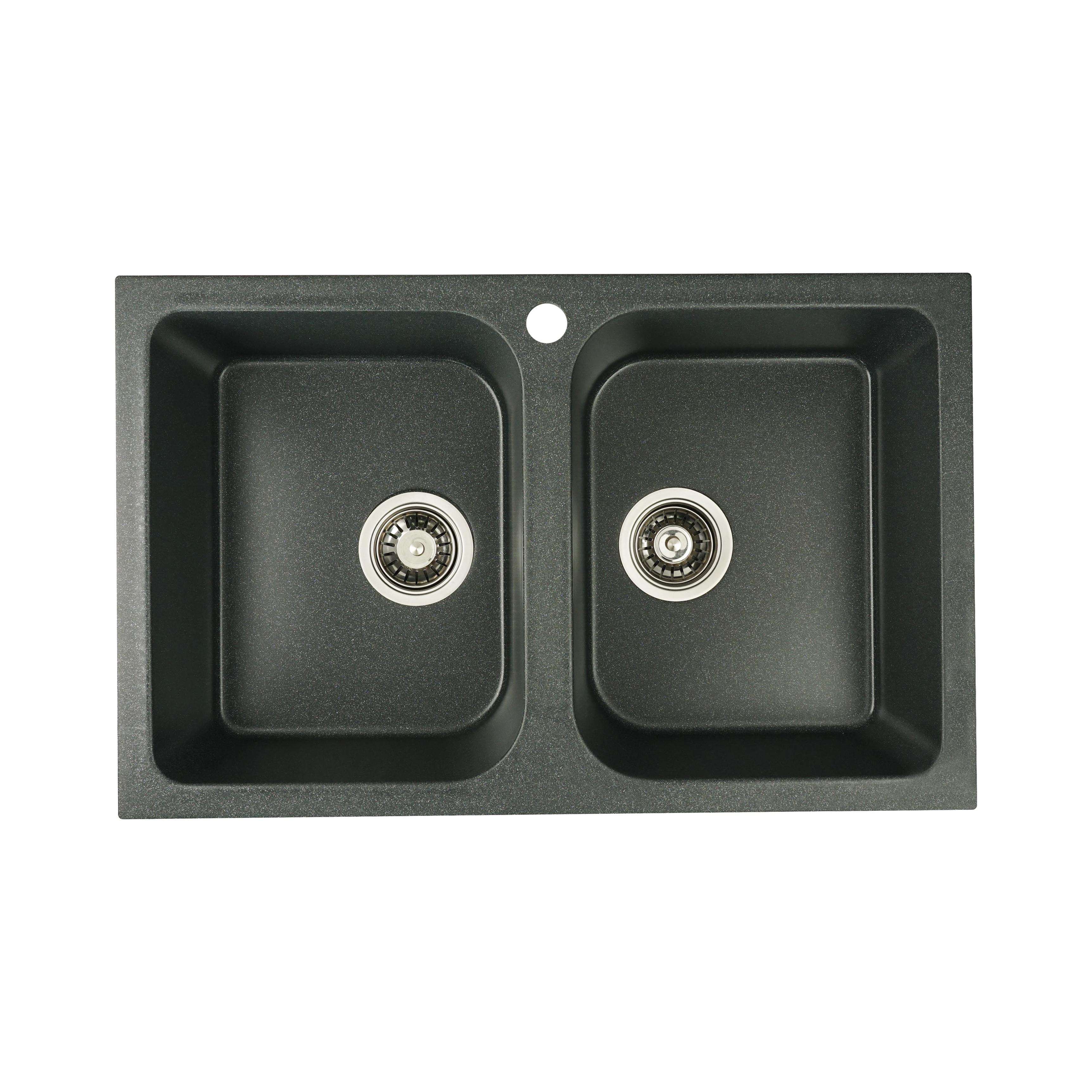 Мойка для кухни Platinum 7648W Twin Антрацит Мойка для кухни Platinum 7648W Twin Антрацит