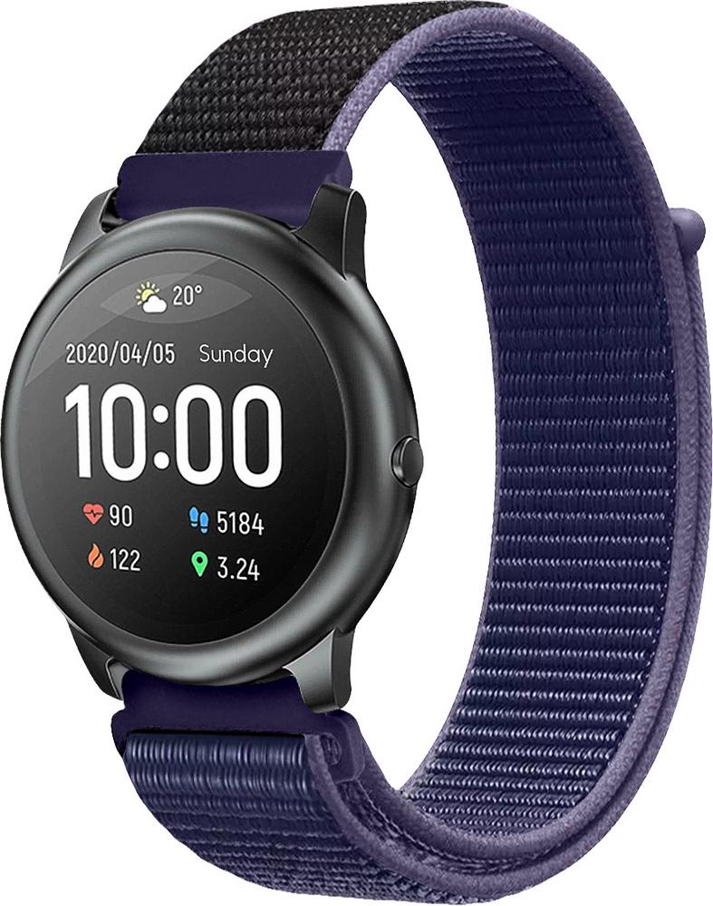 Ремінець нейлоновий Sport Loop для Haylou Smart Watch Solar LS05 Midnight Blue (17709-4D) Ремінець нейлоновий Sport Loop для Haylou Smart Watch Solar LS05 Midnight Blue (17709-4D)