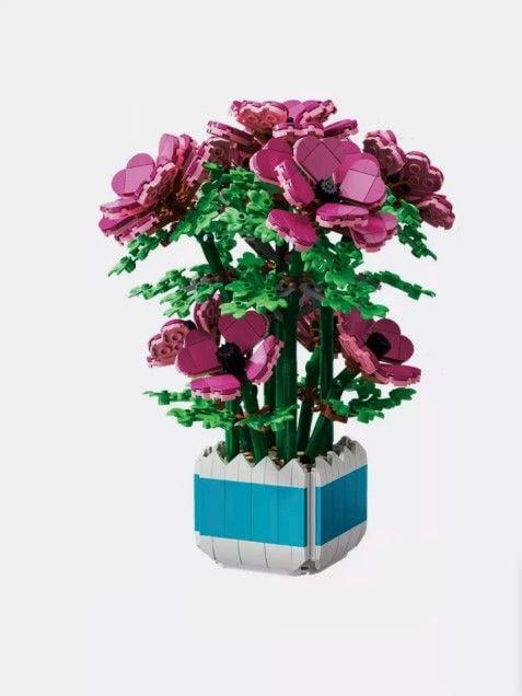 Конструктор Цветок Орхидея 46,6 см на 1067 деталей Фиолетовый (495) Конструктор Цветок Орхидея 46,6 см на 1067 деталей Фиолетовый (495)