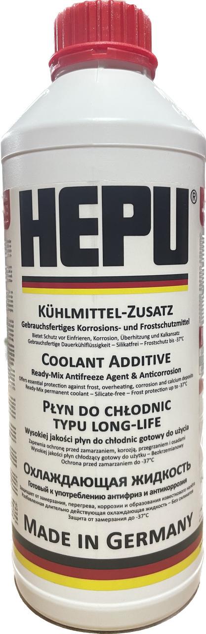 Антифриз Hepu Antifreeze G12 готовый 1,5 л Красный (P900-RM12)