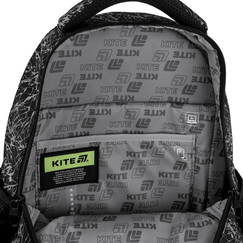 Школьный рюкзак KITE Education teens K25-8001L-1 с ортопедической спинкой (995343) - фото 7