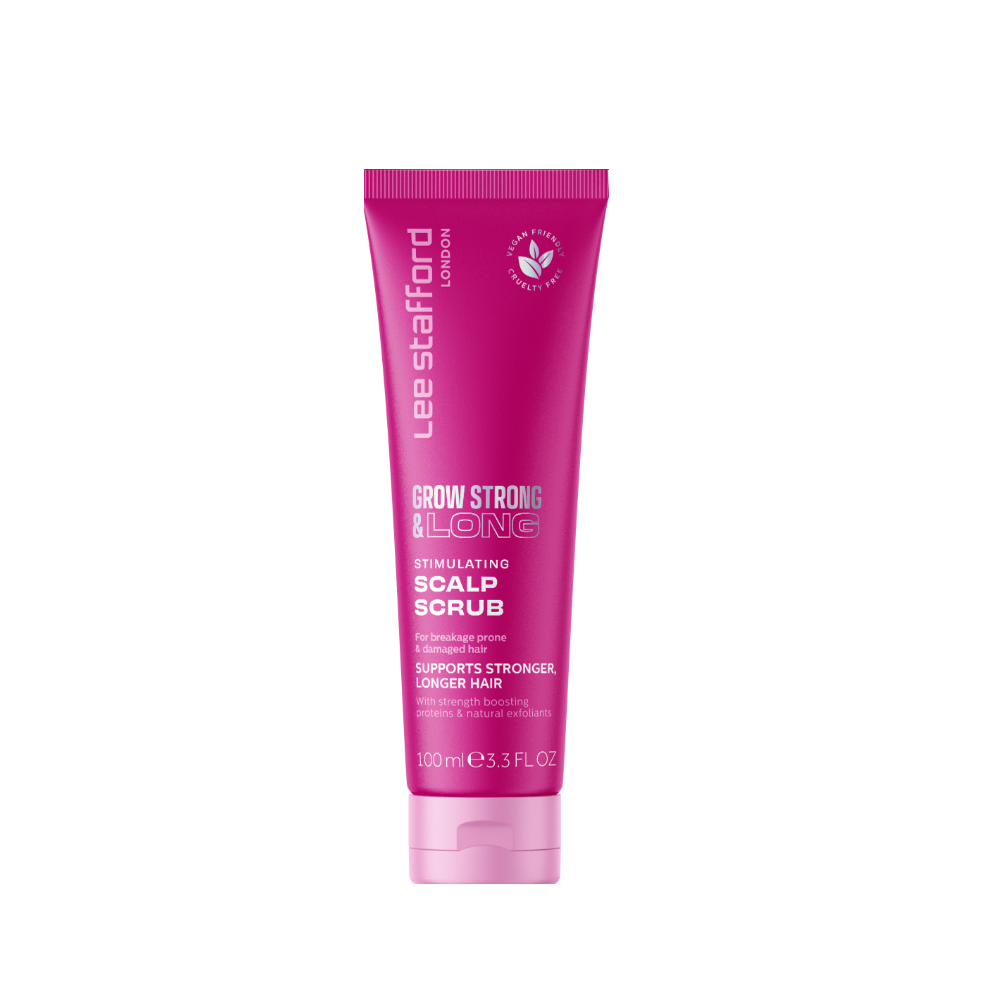 Скраб стимулюючий для шкіри голови для посилення росту волосся Lee Stafford Grow Strong & Long Stimulating Scalp Scrub 100 мл