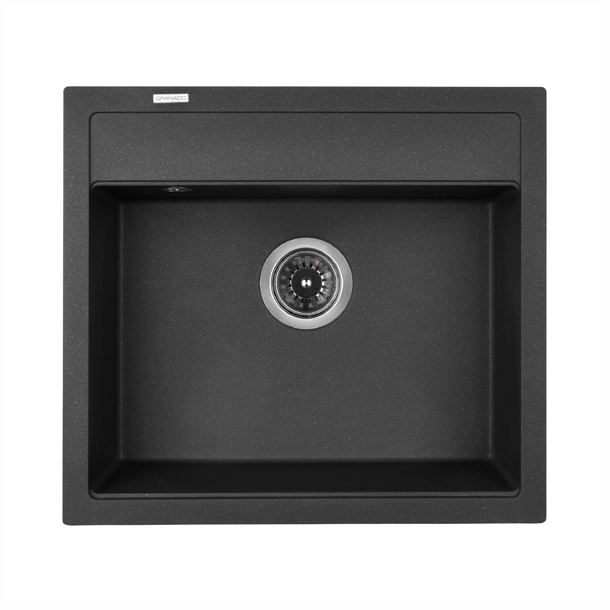 Мийка для кухні Granado Lerida 56x51 Black Shine (2624)