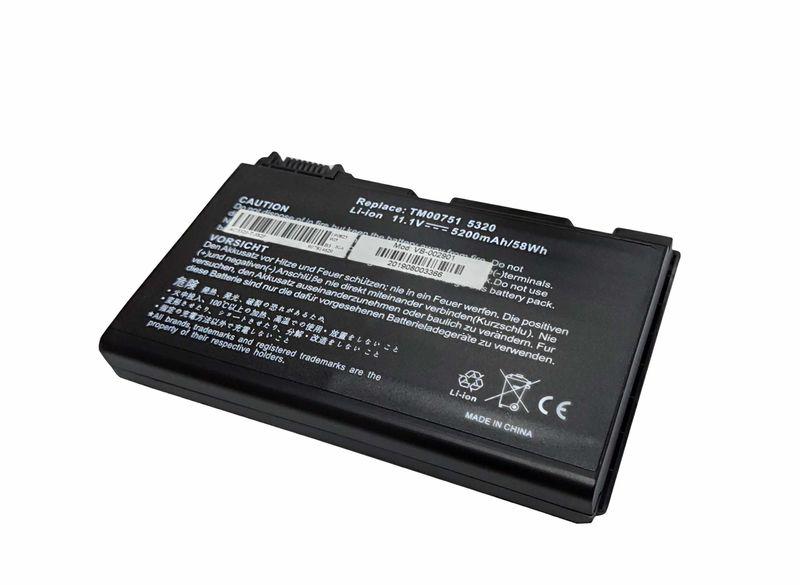 Аккумуляторная батарея для ноутбука Acer TM00741 Extensa 5210 11,1V  5200mAhr