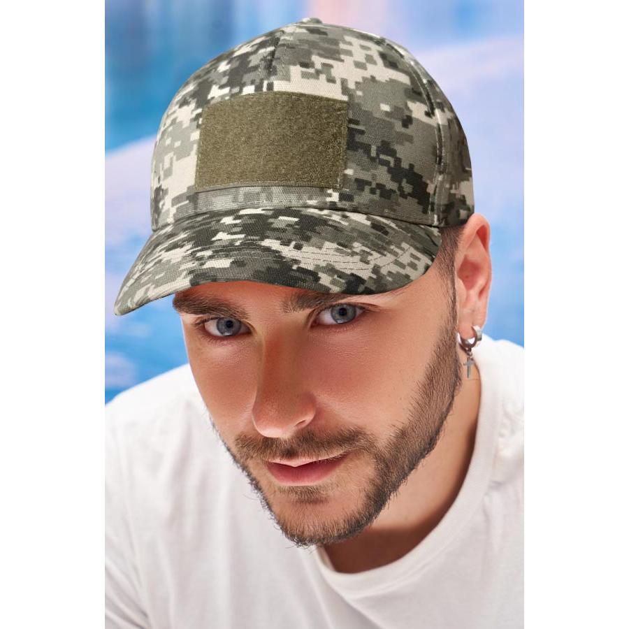 Бейсболка Braxton 1634 пятиклинка с лентой-липучкой велкро на регуляторе L/р. 57-58 Пиксель