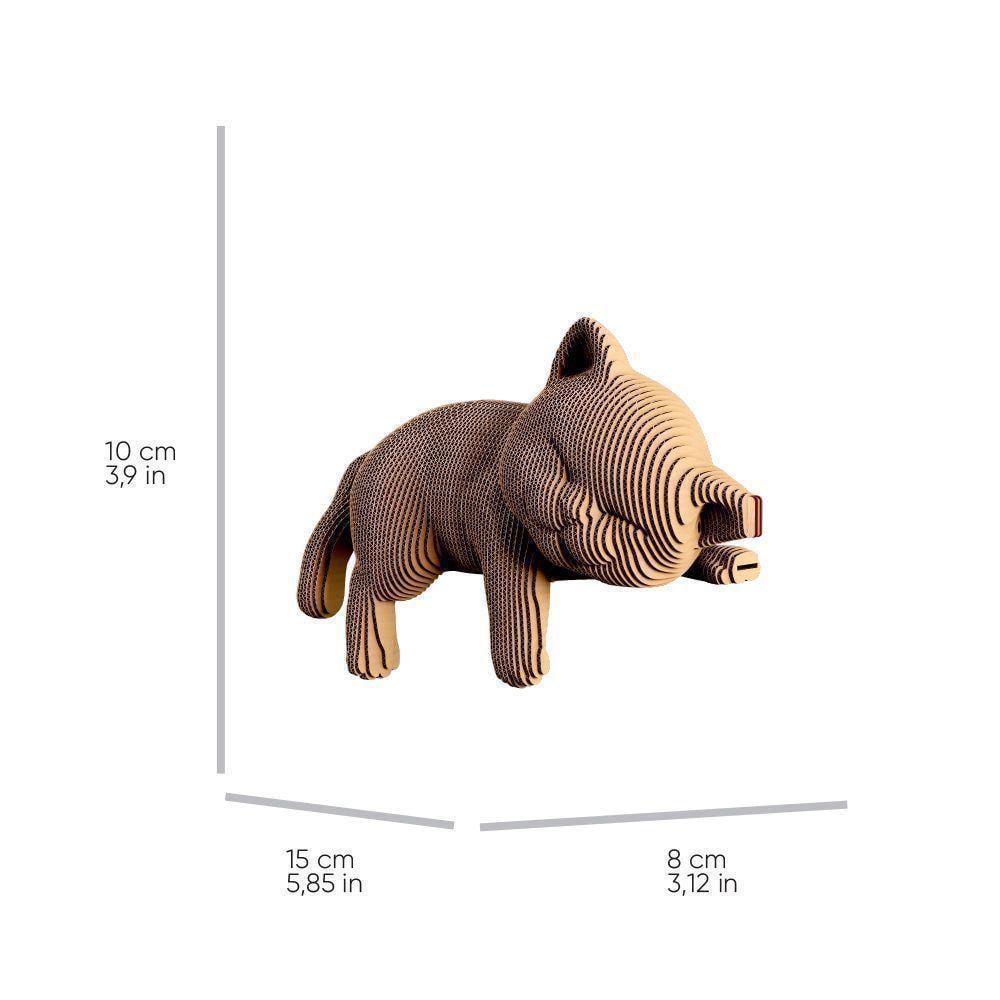 Пазл-конструктор картонний 3D Cartonic Сплячий Котик 119 деталей (2579623459) - фото 3 Пазл-конструктор картонний 3D Cartonic Сплячий Котик 119 деталей (2579623459) - фото 3