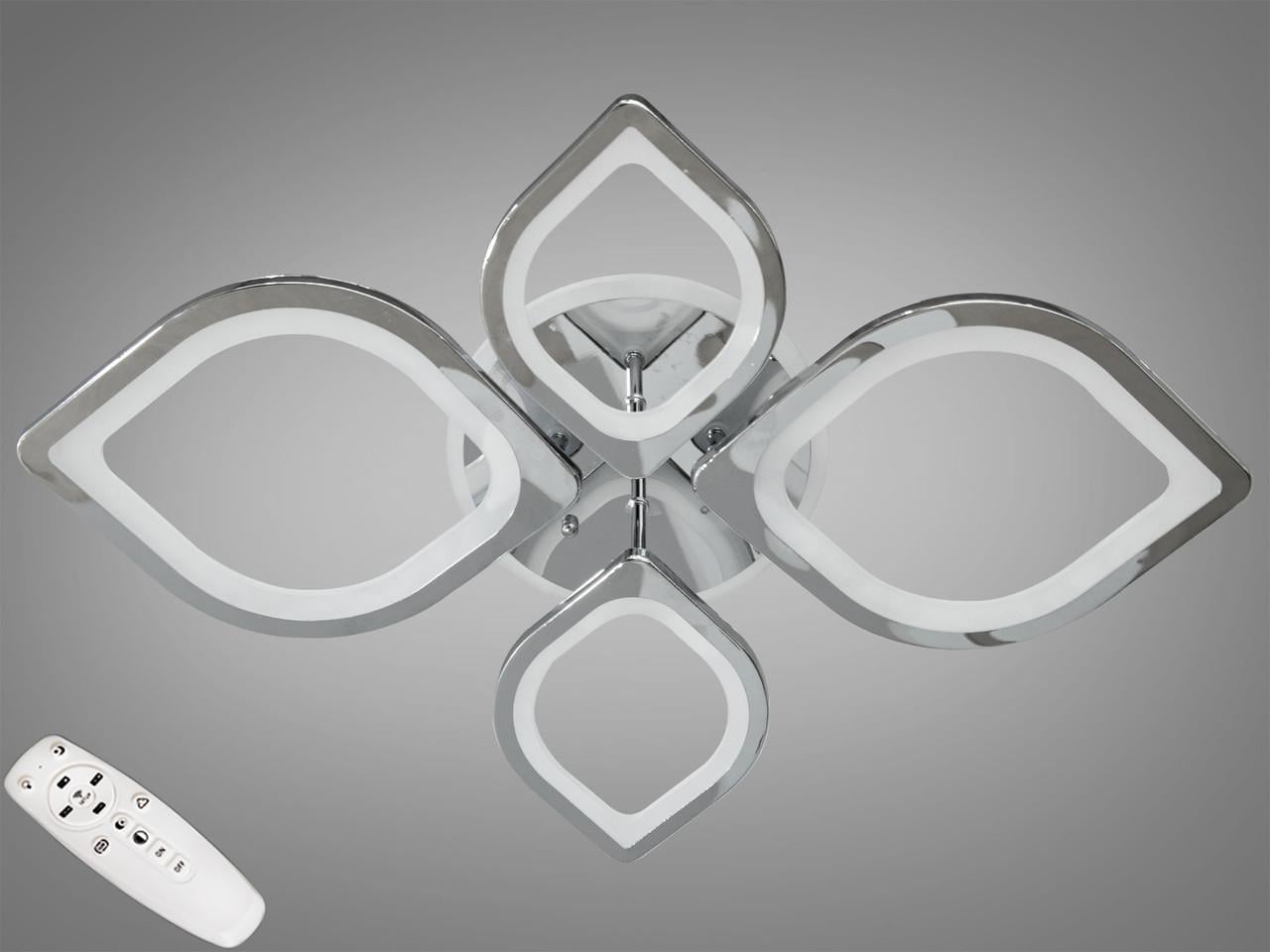 Люстра потолочная с диммером LED 8073/2+2HR 3col dim (2437593378)