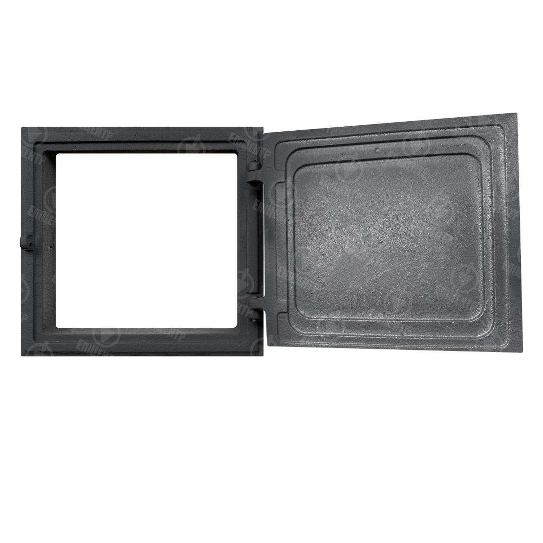 Дверцята чавунні для печі Модерн 265х250 мм - фото 4 Дверцята чавунні для печі Модерн 265х250 мм - фото 4