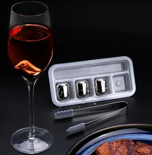 Камни для виски металлические Circle Joy Ice Cubes (CJ-BK03) - фото 3 Камни для виски металлические Circle Joy Ice Cubes (CJ-BK03) - фото 3