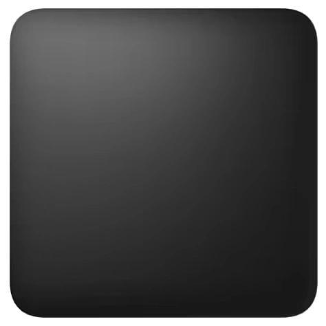 Кнопка для одноклавишного или проходного выключателя Ajax SoloButton 1-gang/2-way /55 Black (00000055952)