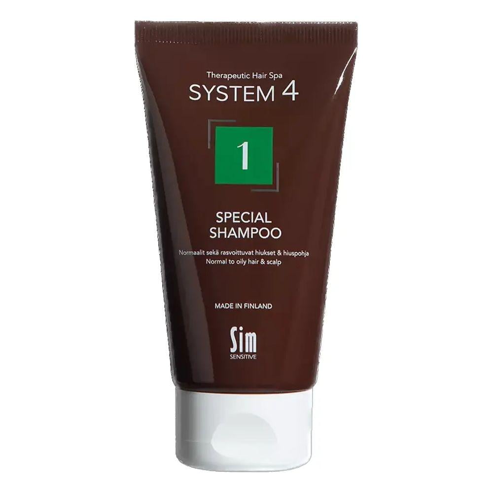 Шампунь Sim Sensitive №1 для нормальной кожи головы и склонной к жирности System4 1 Special Shampoo 75 мл