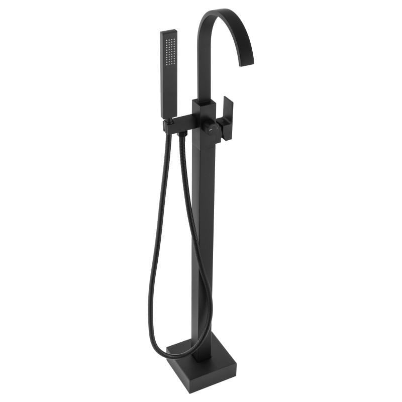 Смеситель напольный для ванны Enzo Черный (BS.ENZO-BLK)