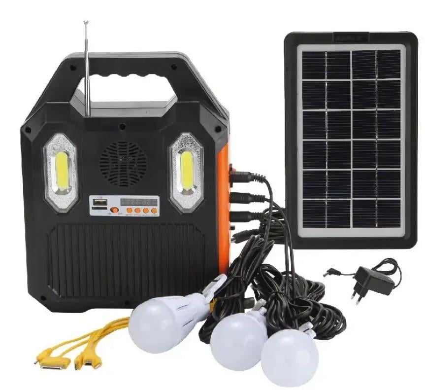 Фонарь-портативная колонка Everton RT-903BT с солнечным питанием радио и Power Bank (2104618839)