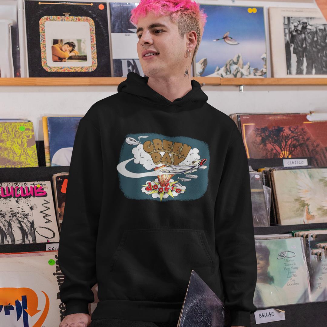 Худи флисовый унисекс Green Day Dookie 1994 S Черный