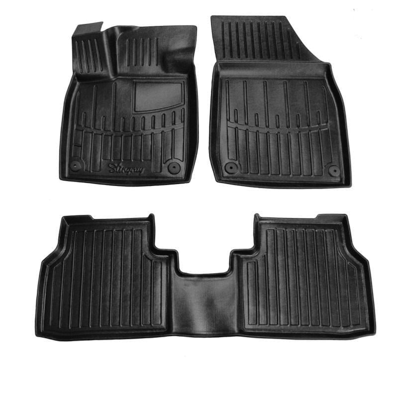 Коврики Stingray 3D для Skoda Elroq 2025- рр. полиуретан Черный (158573)