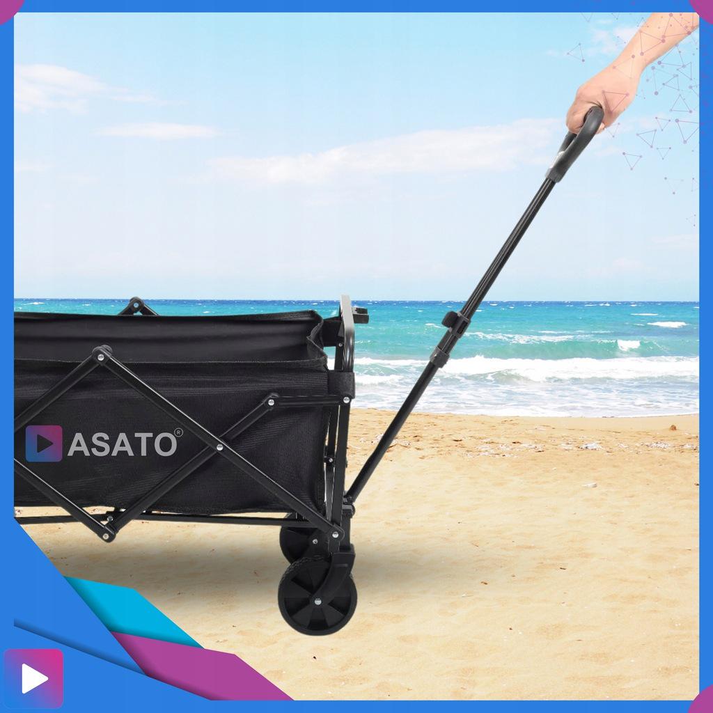 Тележка для пляжа/сада Asato складная транспортная 93 л 300 кг (1649-1) - фото 5 Тележка для пляжа/сада Asato складная транспортная 93 л 300 кг (1649-1) - фото 5