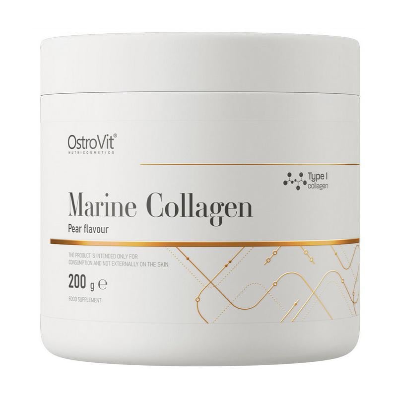 Колаген морський питний гідролізований типу I OstroVit Marine Collagen 200 г Груша