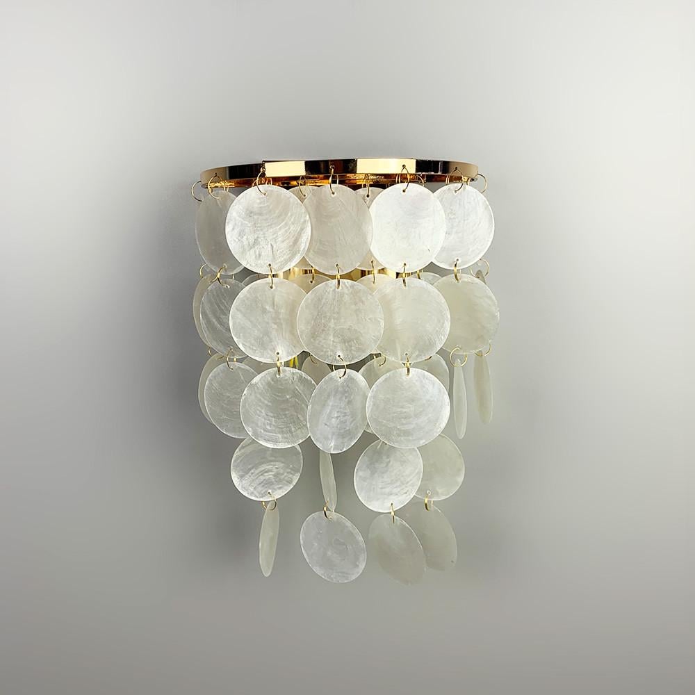 Бра ATHELIA із перламутровими пластинами Золотий (1537/2 GD)