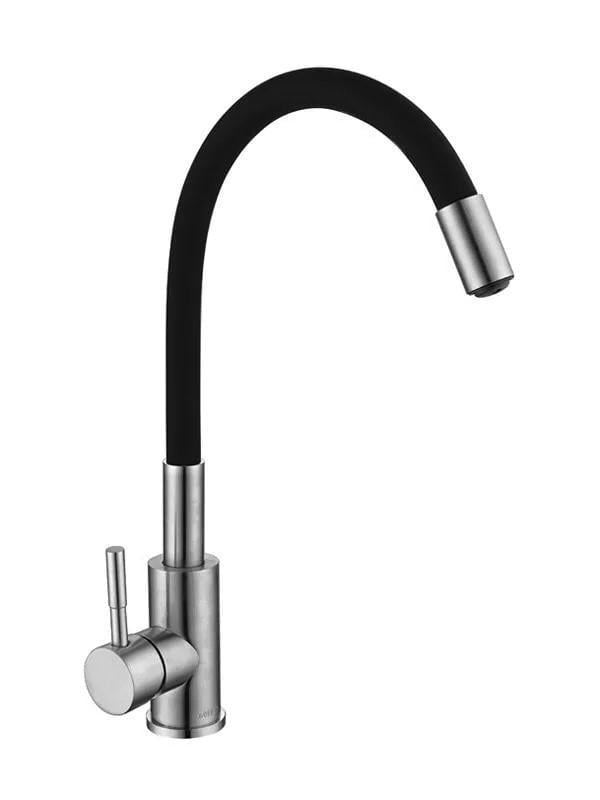 Смеситель для кухни Wezer EKO4X-01B с гибким изливом Черный (SQ-1034709)
