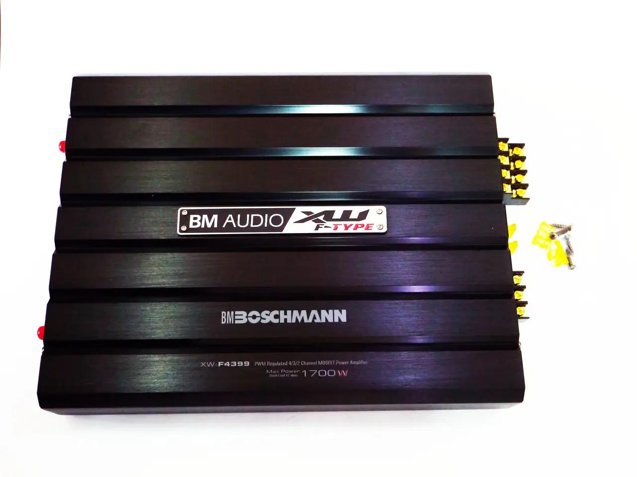 Підсилювач звуку автомобільний Boschman BM Audio XW-F4399 4-х канальний 1700 Вт (2079257904)