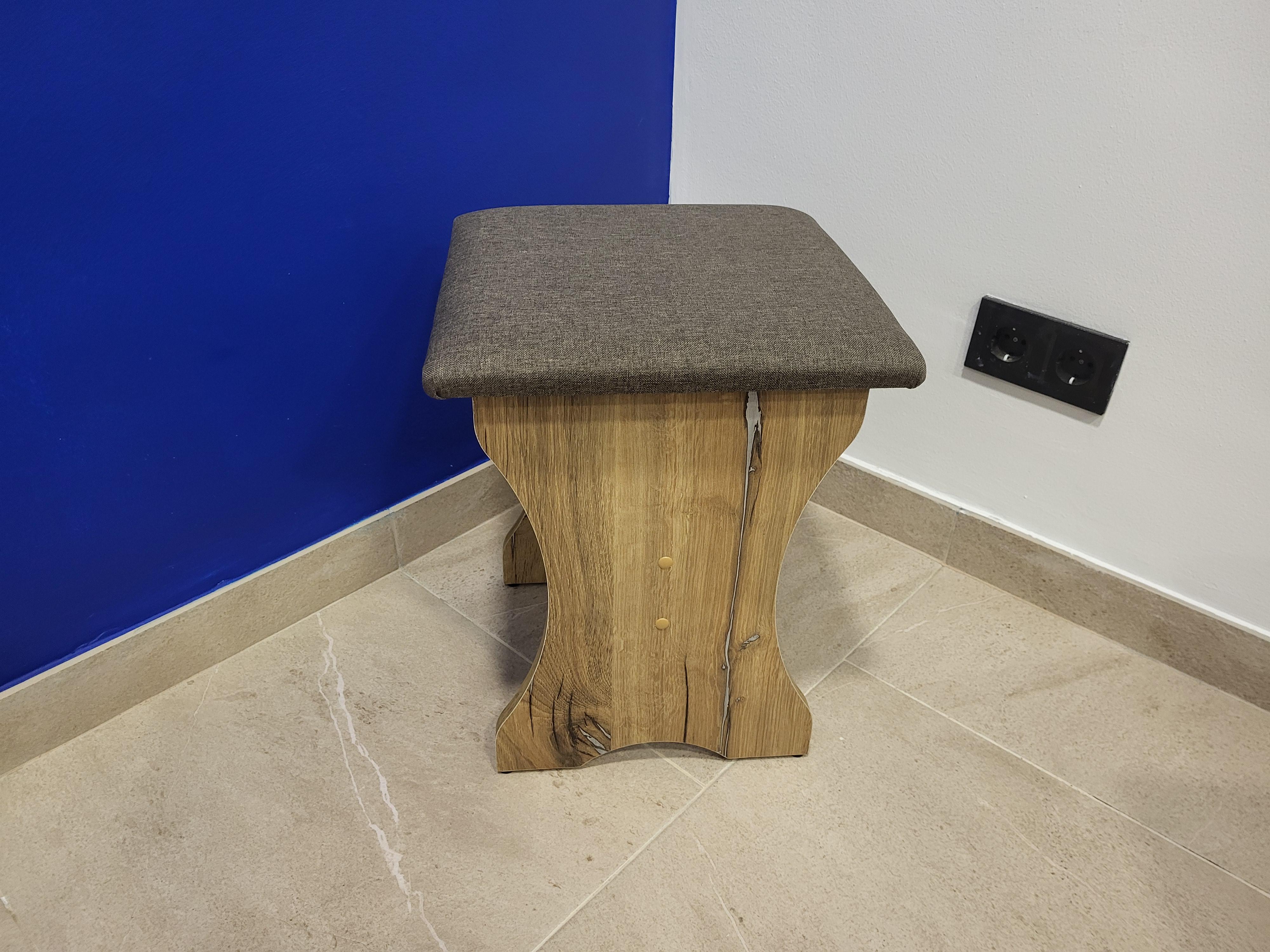 Табурет Сімейний 35х35х44 см Дуб Флагшток/Дорандо (T-DF-D) Табурет Сімейний 35х35х44 см Дуб Флагшток/Дорандо (T-DF-D)