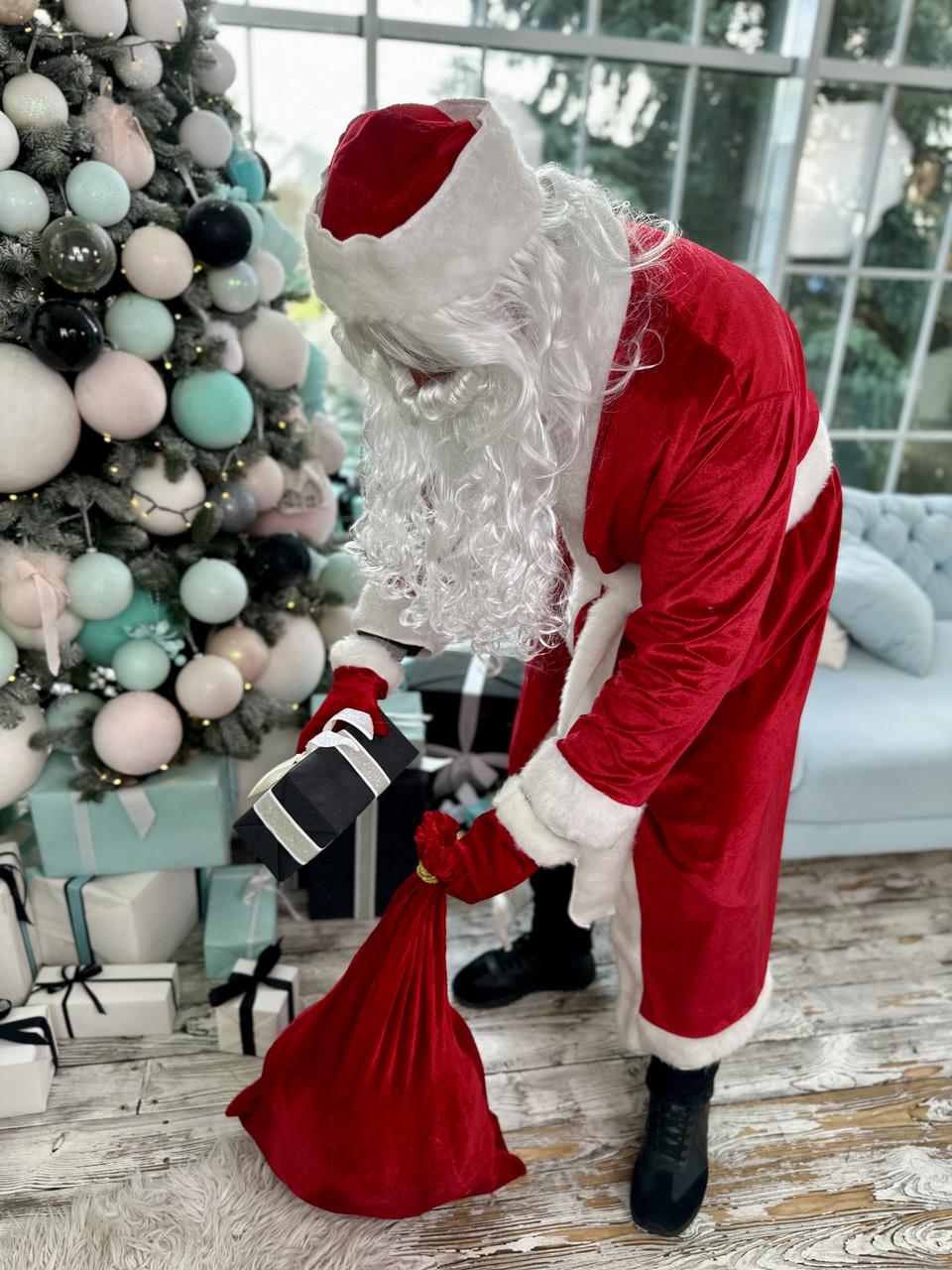 Костюм Санта-Клауса велюровый (санта2) - фото 7 Костюм Санта-Клауса велюровый (санта2) - фото 7