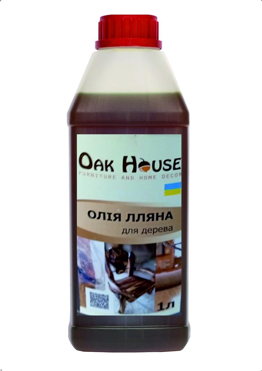 Олія лляна для дерева Oak House 1 л (28716236)