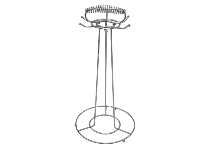 Стійка для чашок Пружина металева на 6 гачків H 41 см (438599439)