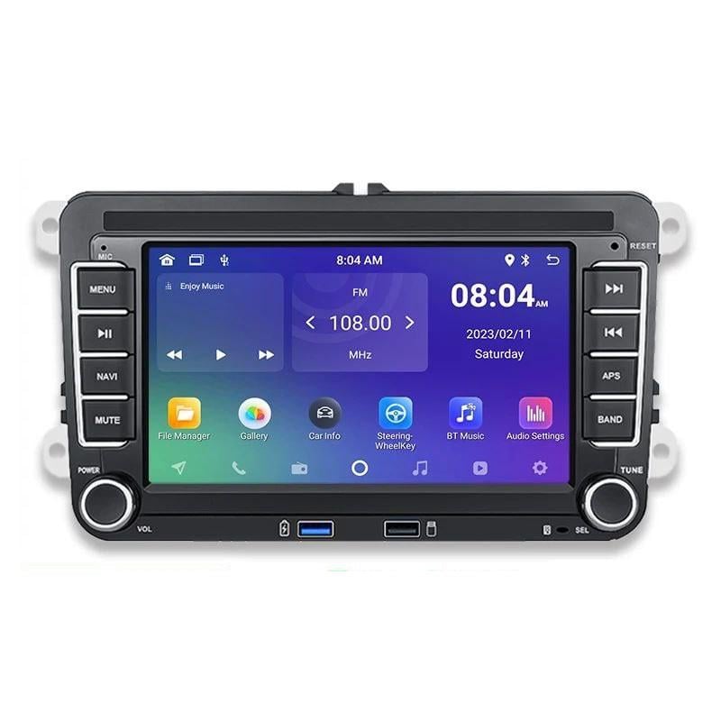 Автомагнітола штатна Mekede для Skoda Octavia A5 2005-2012 GreenLight Android 10/GPS/WiFi/USB 2/32 Гб (14204086)