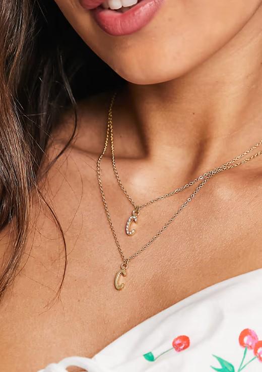 Ожерелье двухслойное C Asos 2011099 Gold - фото 3