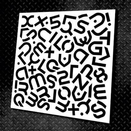 Трафарет многоразовый DFA Геометрия 57 для штукатурки и краски (G00057)