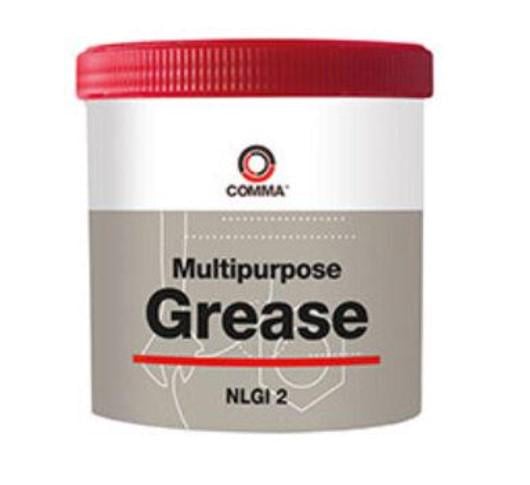 Смазка COMMA Multipurpose Grease 2 многоцелевая литиевая для автомобилей подшипников и шасси 500 г (GR2500G)
