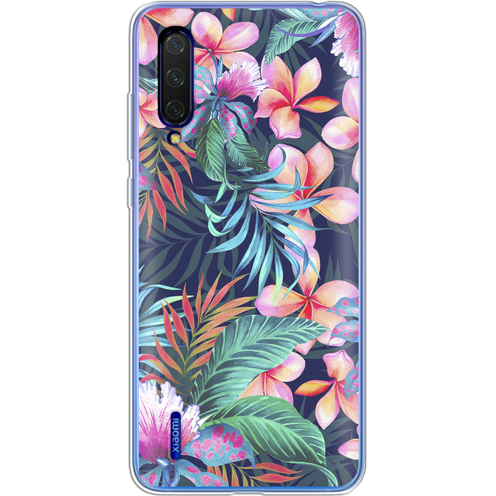 Чохол BoxFace Xiaomi Mi 9 Lite flowers in the tropics Прозорий силікон (38311-up1971-38311)
