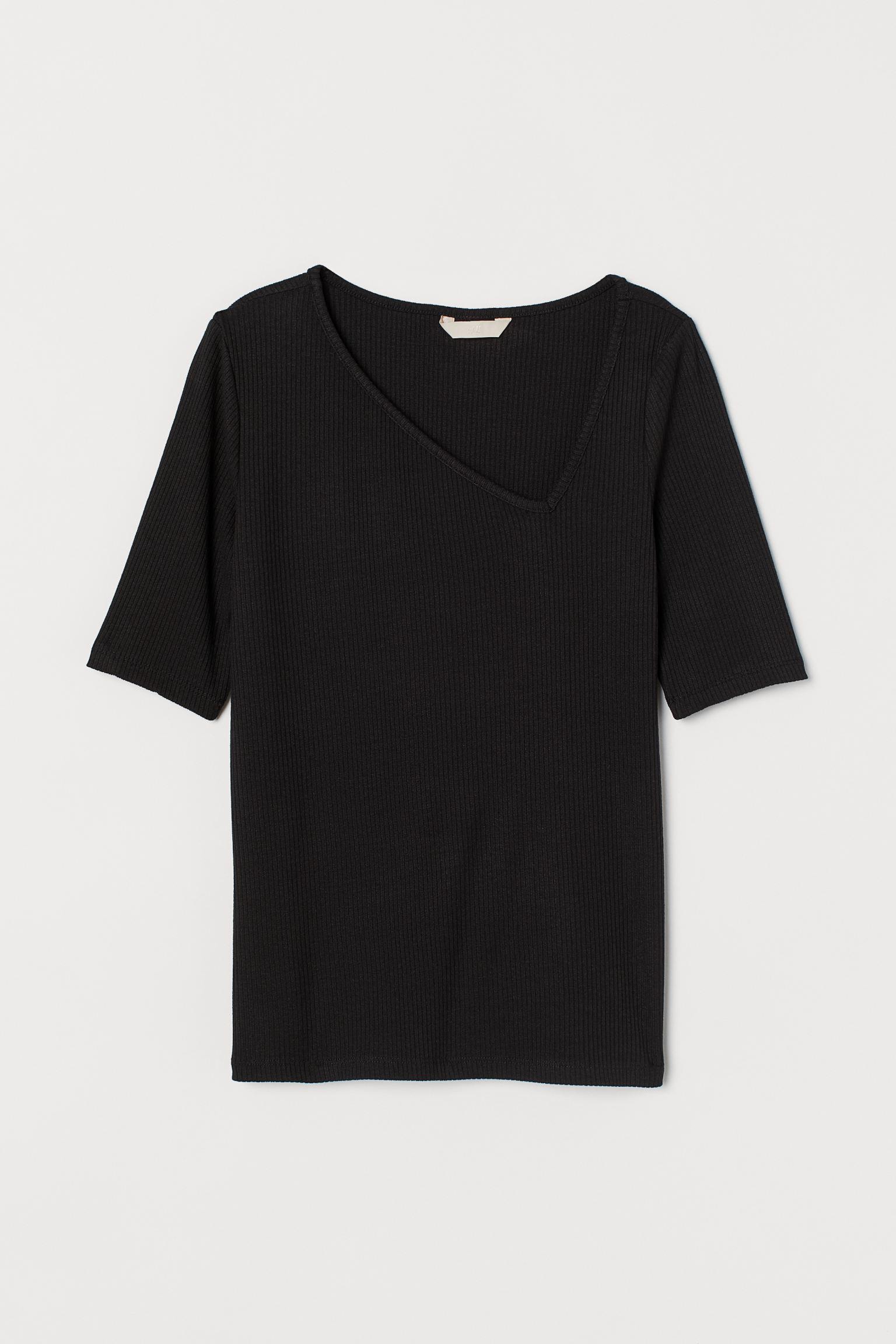 Футболка H&M XS Черный (18069017931) Футболка H&M XS Черный (18069017931)