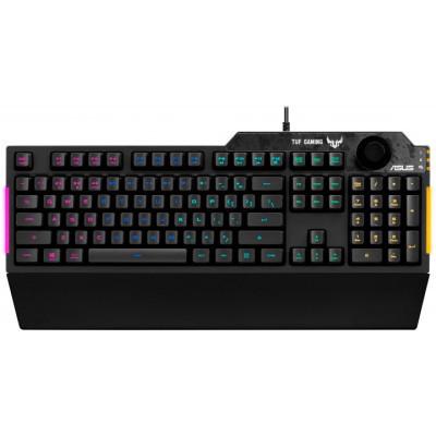Клавиатура Asus TUF Gaming K1 USB UA Black (90MP01X0-BKMA00)